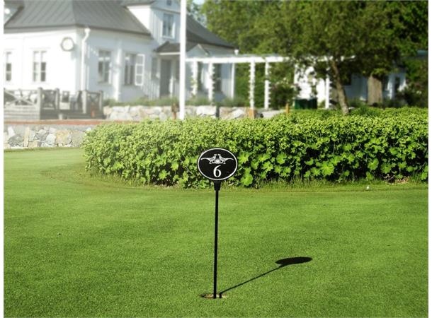 Puttingmarker i metall "Silverline"